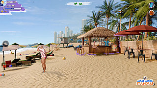 Ep9: Fucking Veronika by the Hotel Pool - Grand Tits Adventure (gameplay)