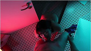 Horny Japanese Girl Gives You Blowjob And Swallows His Cum In The Bathroom Of