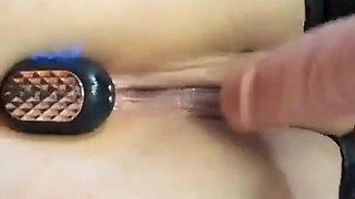 I'm Well Fucked by a Sex Machine with a Tube in My Ass