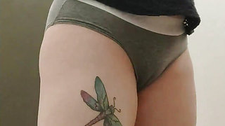 Very Horny Teen in the Room Starts to Masturbate