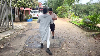 First Aid to My Neighbor Because She Crashed