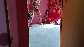 Desi Village Girl Indian School Girl Doing First Time Sax With Bad Boy Math Teacher At The Store Room