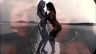 Tropical Beauties Treat Their Tight Twats to Thick Dicks