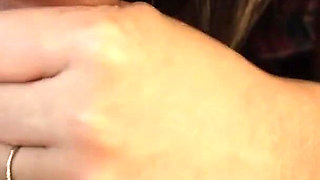 Passionate Amateur GF Gives Amazing Blowjob Takes Huge Cumshot Sensual POV