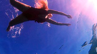 Great Big Boobs On Masturbating Redhead