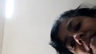 Asian amateur slut handles anal toys