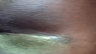Doggie Stroking This Ebony Ass