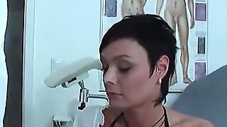 Brunette Bitch Fucks the Doc