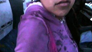 Latina teen Areli gets fucked on the Greyhound bus