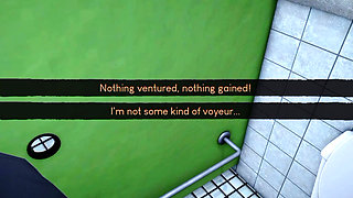 Blowjob at the bathroom 3D game