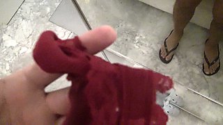 Stepmother Caught Me Masturbating on Her Dirty Panties