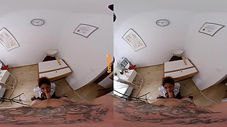 Bratty Schoolgirl - Cute Ebony Busty Babe - Sexlikereal