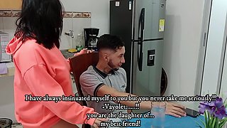 My Best Friend's Big-assed Stepdaughter Is Very Slutty and I End up Fucking Her Pussy - Porn in Spanish