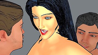 Strict stepmom Neha Bhabhi getting wild with her friend's son