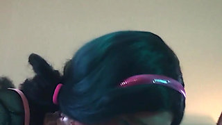 Hot Trans Woman in Chastity Fucked and Sucking - Compilation 13