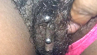 Rubbing My Busy Hairy Tight Pussy Closeup