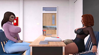 MILF Redhead Blowjob and Pussy Eating - Sexbot #37 Porn Game