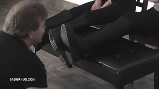 Mistresses Olga and Natasa's Dirty Boots