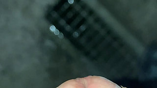 Dude Pissing In Basement