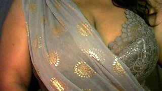 Bhabhi Boobs Nipple Pinch and Rubbing Then Open Bra Show Big Boobs.