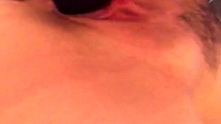 Big boobs camgirl rides her toy on webcam