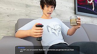 Submissive Bitch Gets Trained With A Shock With Anime Hentai