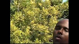 Young Black Girl Fucked Doggy Style and Cum on Tits by Monster Black Cock