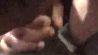 Exploding a Huge Nut in Her Mouth