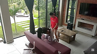 Trans Girl Colombiana Gets Fucked on the Tablet Ando Sofa Bed