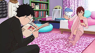 Wild Hentai Sex with Pervy Stepsis - Rough Fuck & Creampie in HD Anime