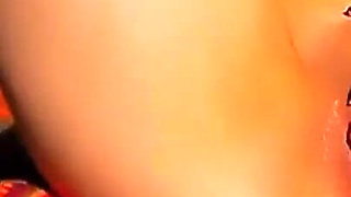 Redhead Latina Denim Shorts Cameltoe and Pussy Fingering
