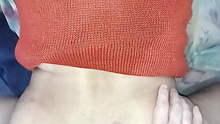THE BIG ASS OF THE BITCH IMPACTING THE BOTTOM OF THE COCK, UNTIL THE CUCKOLD CAME MOANING