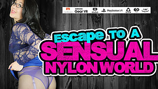 Escape To A Sensual Nylon World - Asian Girl Lingerie