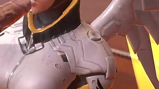 Mercy blowjob. Overwatch parody