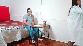 Horny BBW Teacher Fucks Step Son During Private Lesson - Kelly Mom