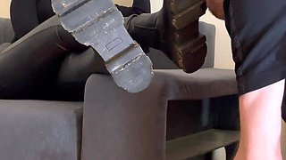 First Boot Licking