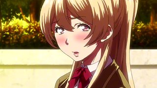 Wild hentai: watch sexy blonde girl with huge tits gets her pussy destroyed with huge cock and gets creampied