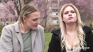 Ersties - Real Date, Real Lust - Nina finger Emma anal until moaning