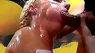 Ggg John Thompson- Hardcore Pissing Gangbang Fuck and Bukkake Cumshot by Wild Blonde Babe