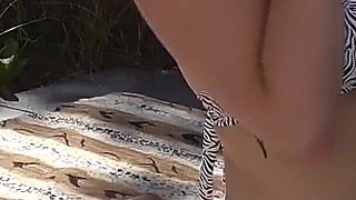Melina May! Hart Outdoor Assfuck