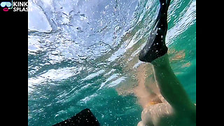 Snorkel Slut in Paradise - Underwater Flash & Naughty Tease