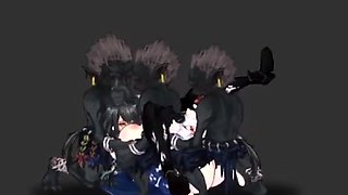 Aradia gangbanged by Goblins test animation version [D-lis]