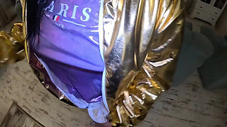 Shiny Cameltoe Tease, Hard Spanking, Deep Blowjobs & Rough Doggy with Double Cumshot 302