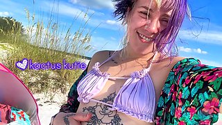 Sneaky Pee at the Beach