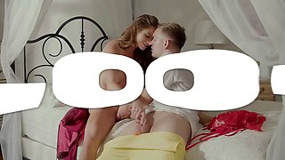 Awesome cougars Kiki Daire and Natasha Nice give their stepsons a surprise nail
