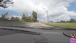 My First Time Fucking In A Car, We Almost Got Caught By The Police