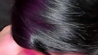 Latin Slut Gets Dildo Fucked While Doing a Footjob and Pussy Licking Show