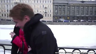 Casual Teen Sex - Teeny Lina Napoli fucked in a big city teen-porn