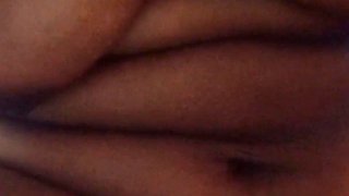 Dirtytalk Squeezing My Nipples Rubbing Fingering My Black Shaved Pussy