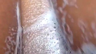 In the Shower Bouncing Squeezing Washing My Huge Tits